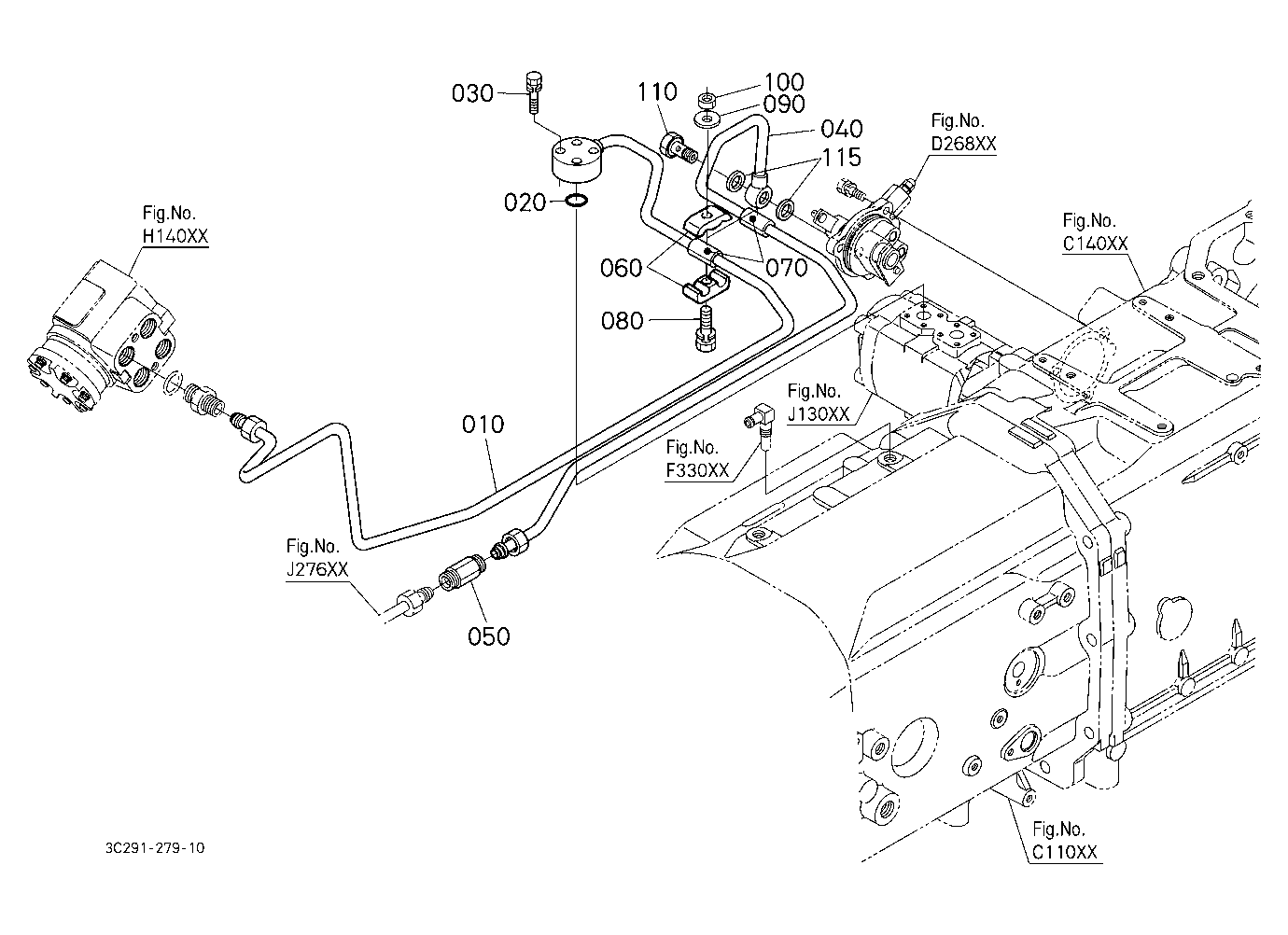 Hydraulic Oil Line (Steering/Pto)