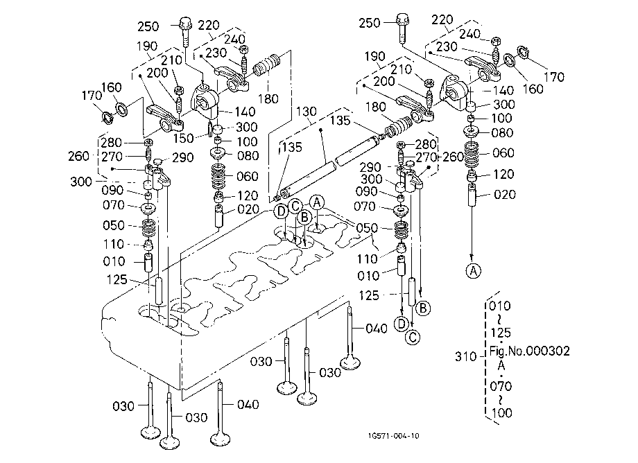 Valve And Rocker Arm [Cab Type]