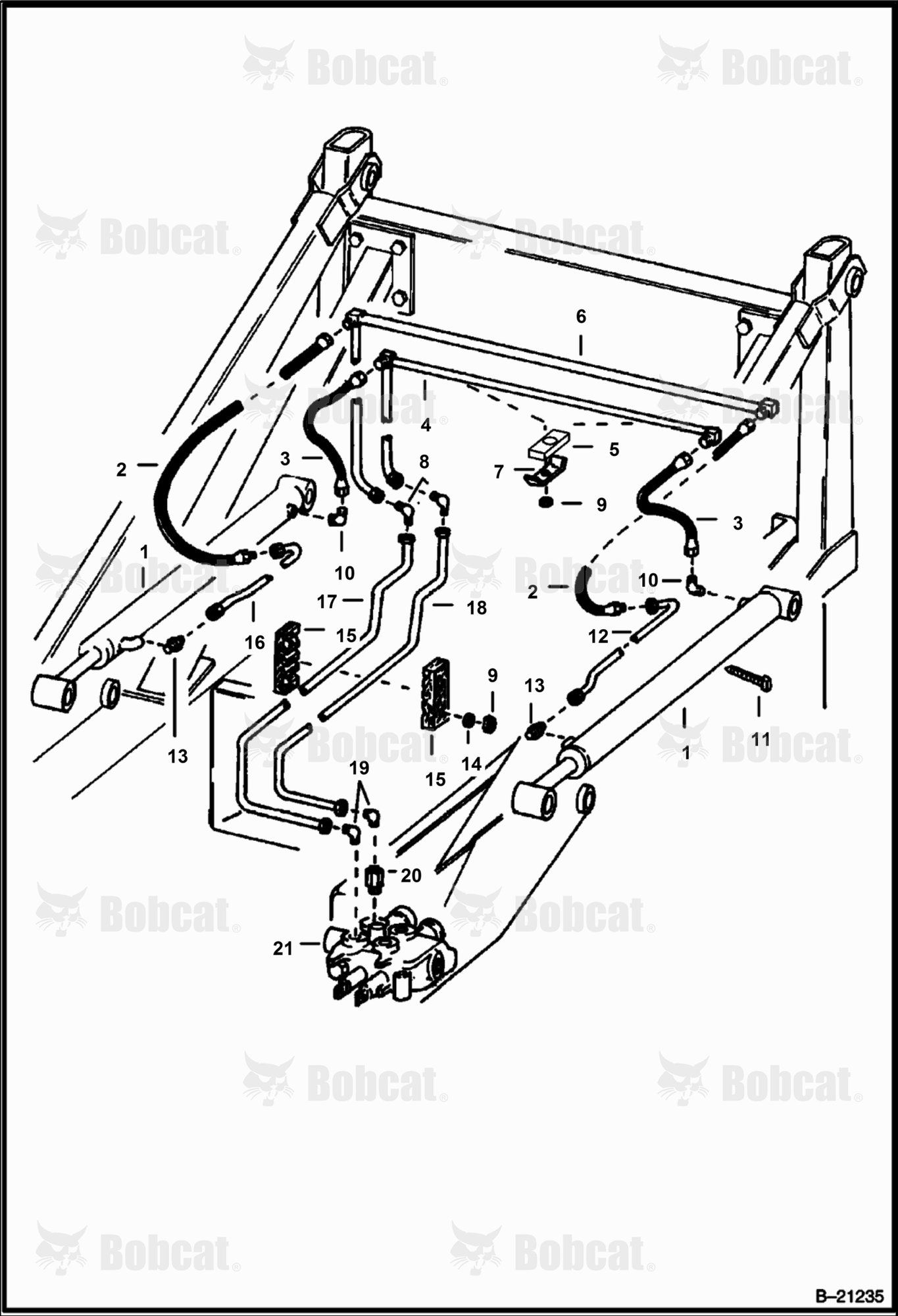 Lift Cylinder Circuitry