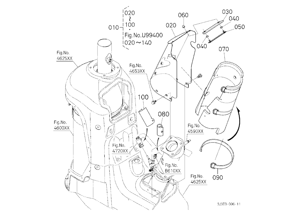 Sediment Prevention Kit (Muffler Cover) [Option]