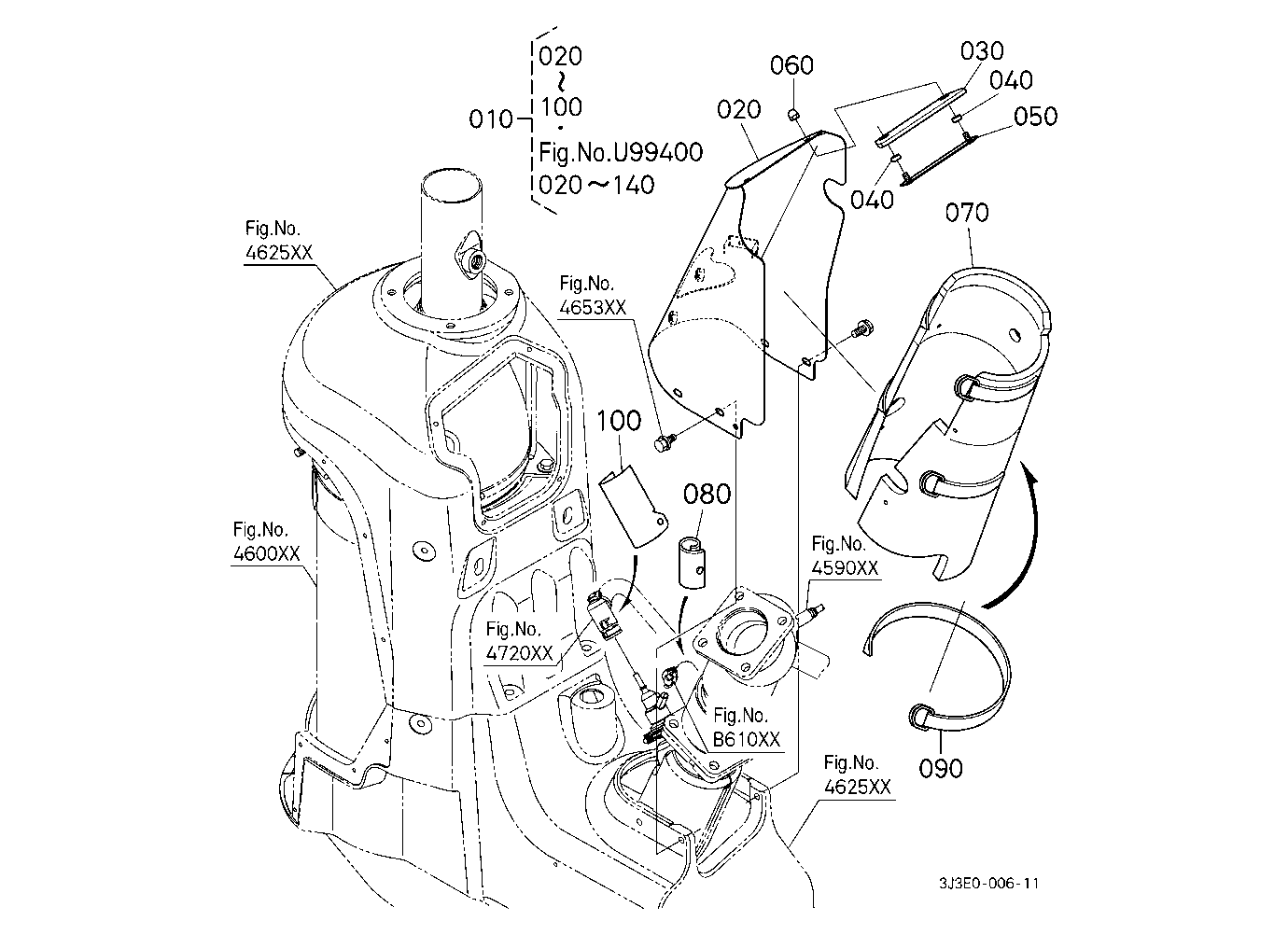 Sediment Prevention Kit (Muffler Cover) [Option]