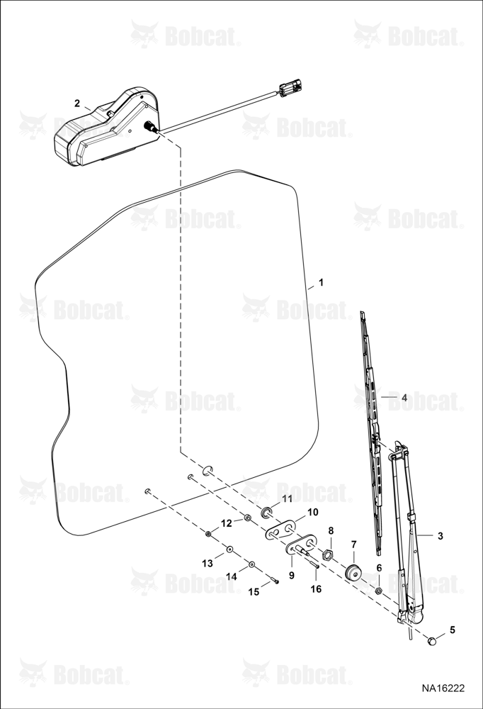 CAB Door (Window & Wiper)