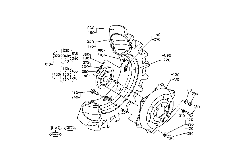 Rear Wheel (13.6-26 Fl17)