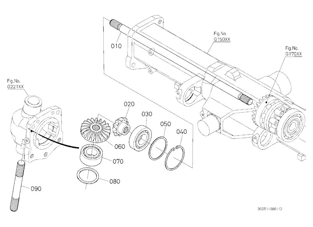 Differential Gear Shaft Rh