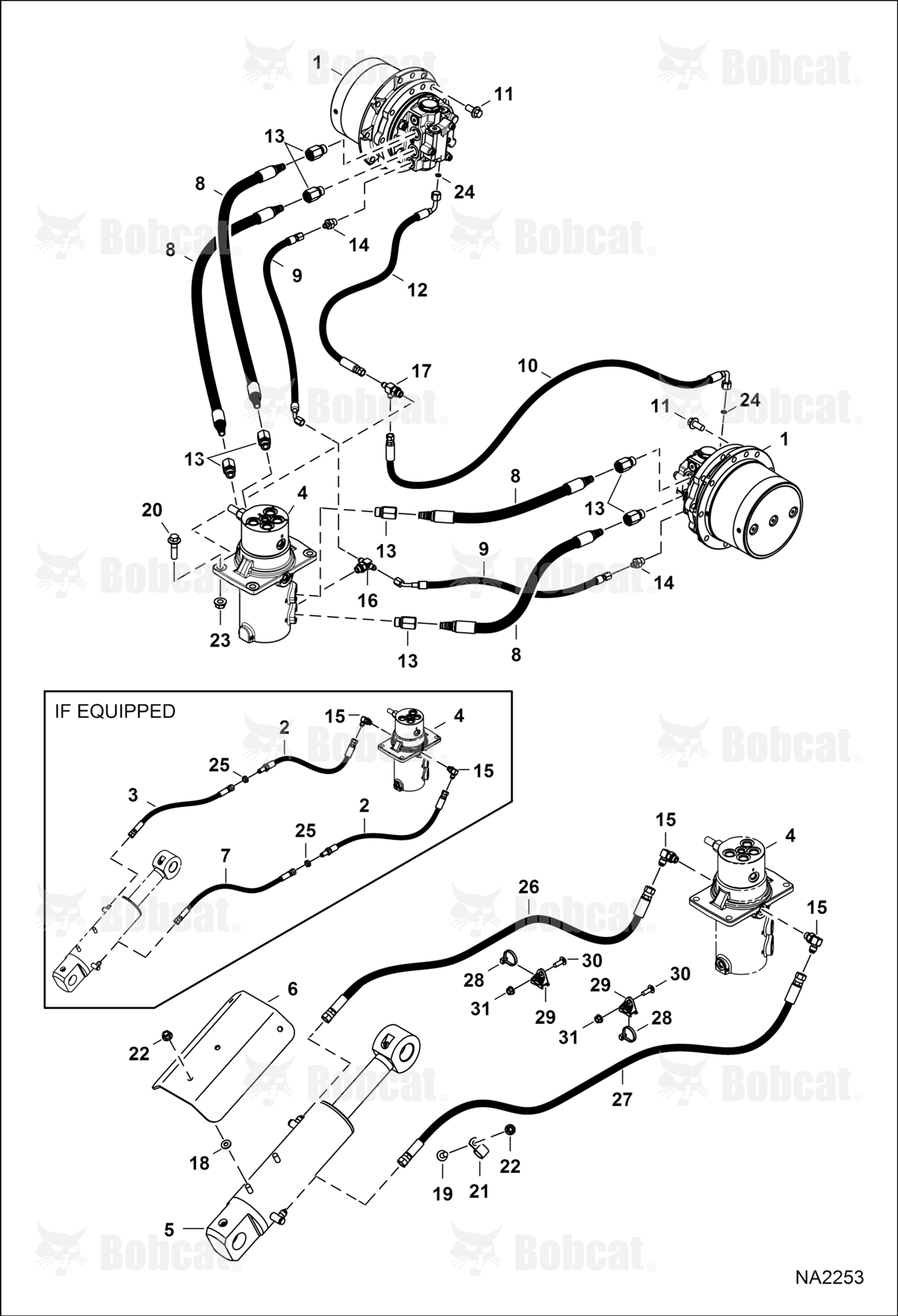 Hydraulic Circuitry (Lower)