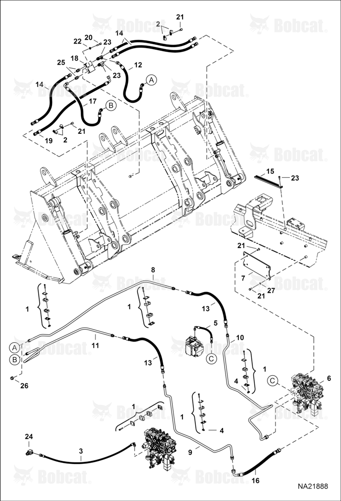 Bucket (Auxiliary Hydraulics) (Original Design)