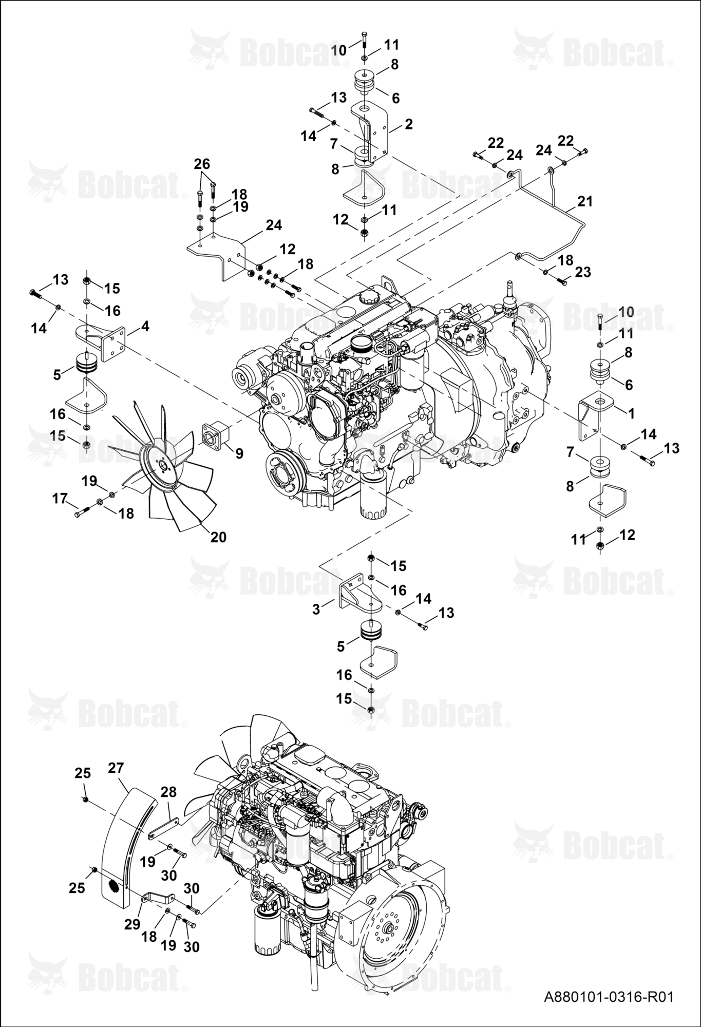 Engine and Its Connections