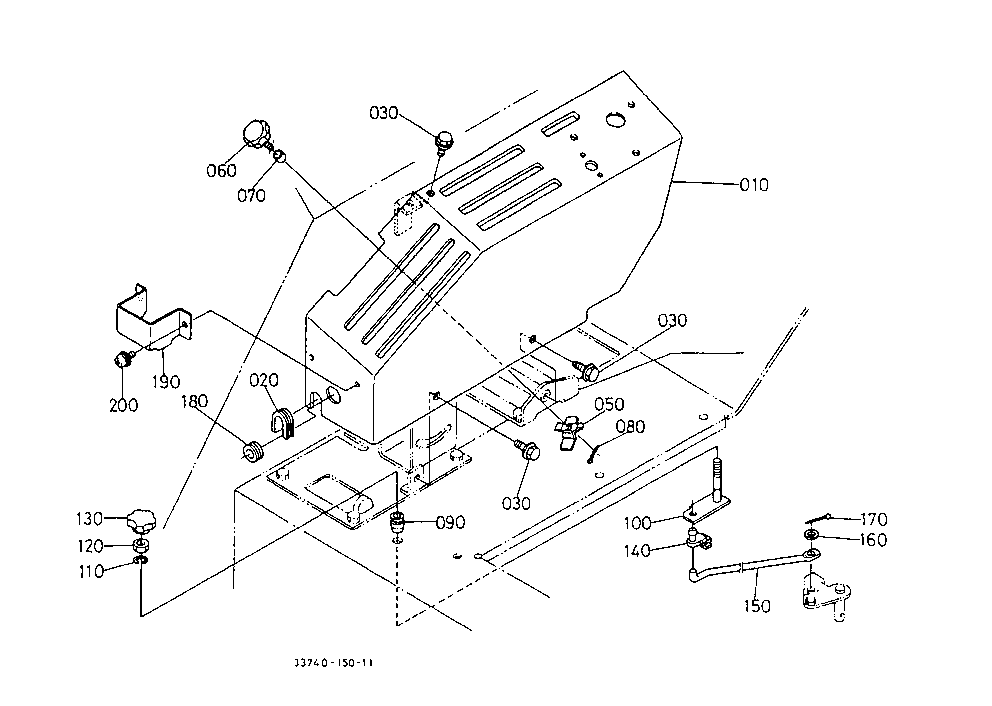 Hydraulic Control Lever Guide