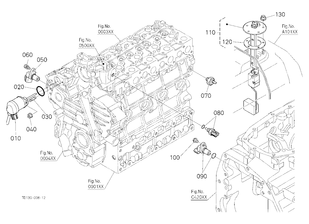Switch/Sensor (Engine) [Except Hst Type]