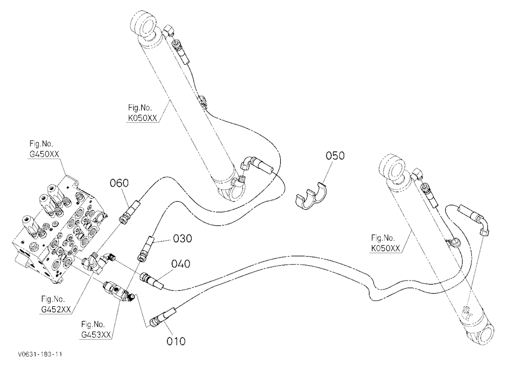 Oil Piping (Arm)
