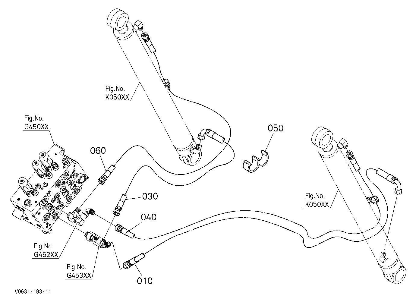 Oil Piping (Arm)