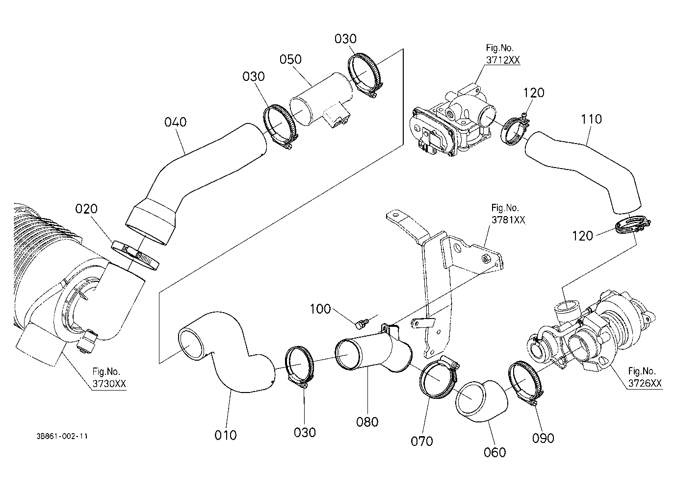 Inlet Pipe (Air Cleaner)