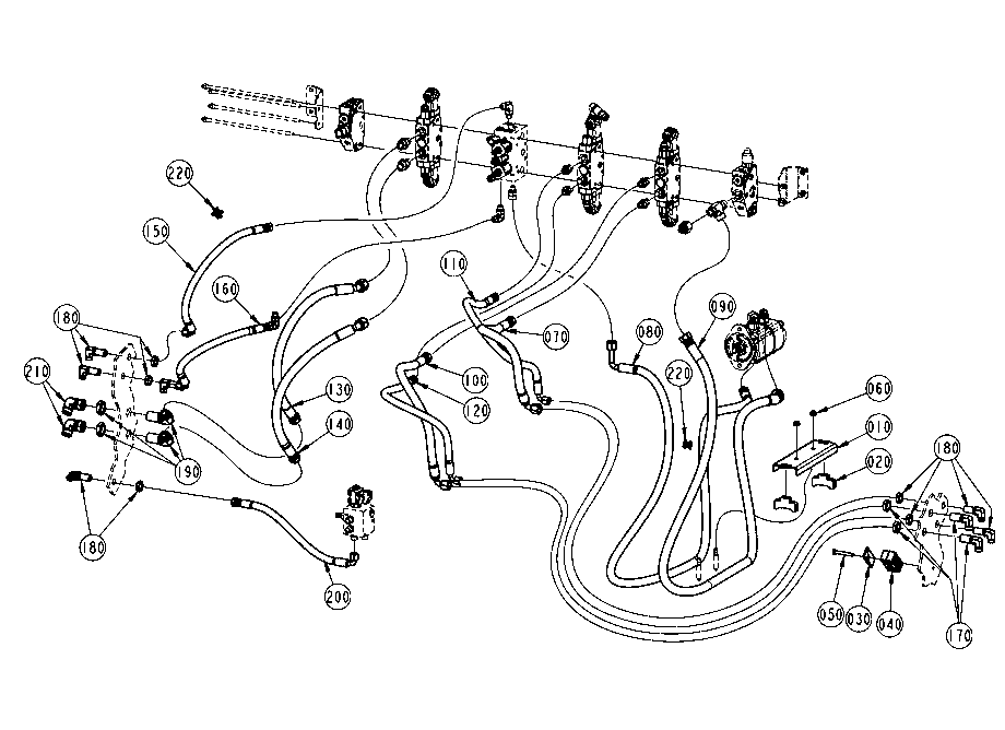 Control Valve Hydraulic Hoses
