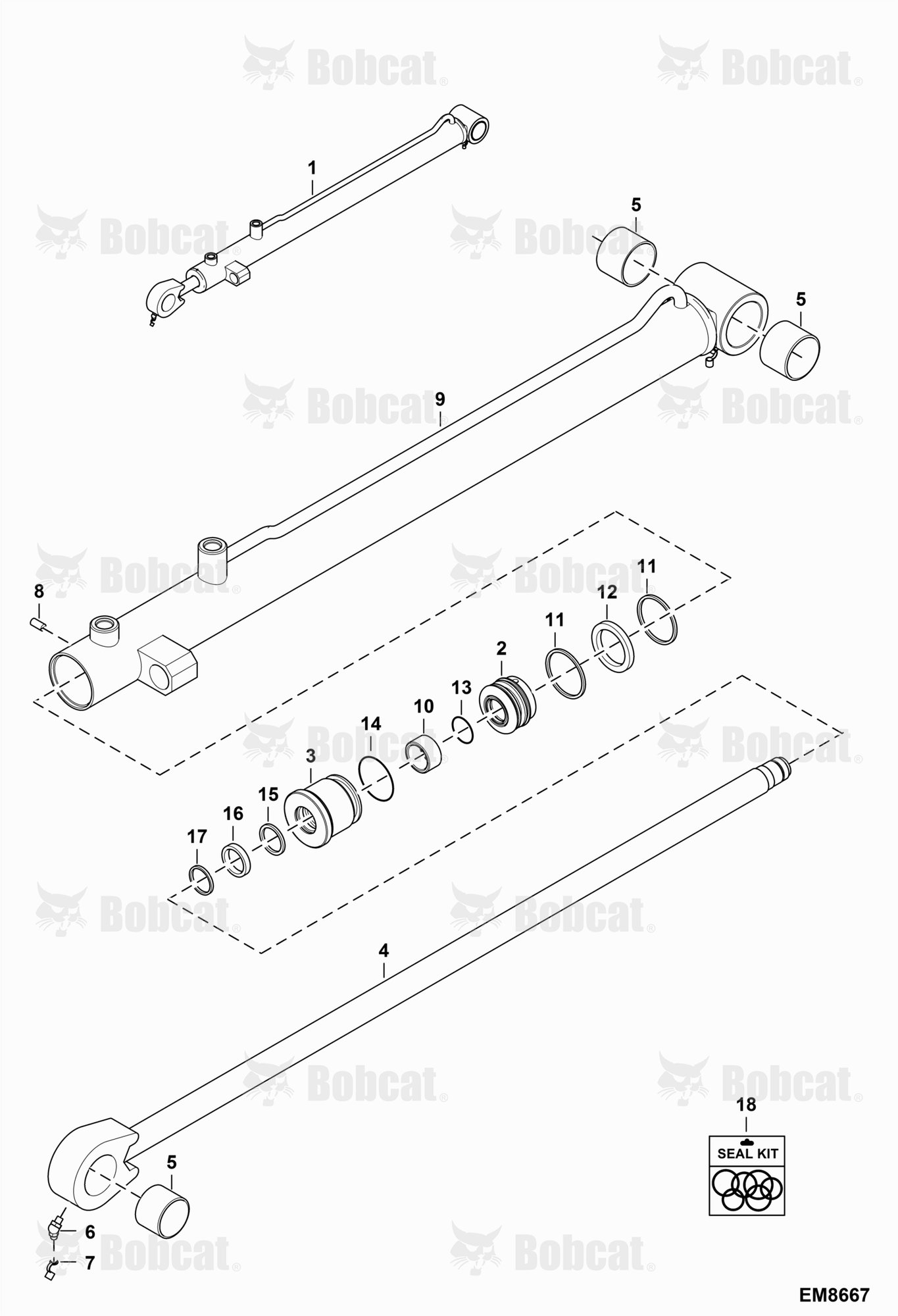 Self Leveling Cylinder