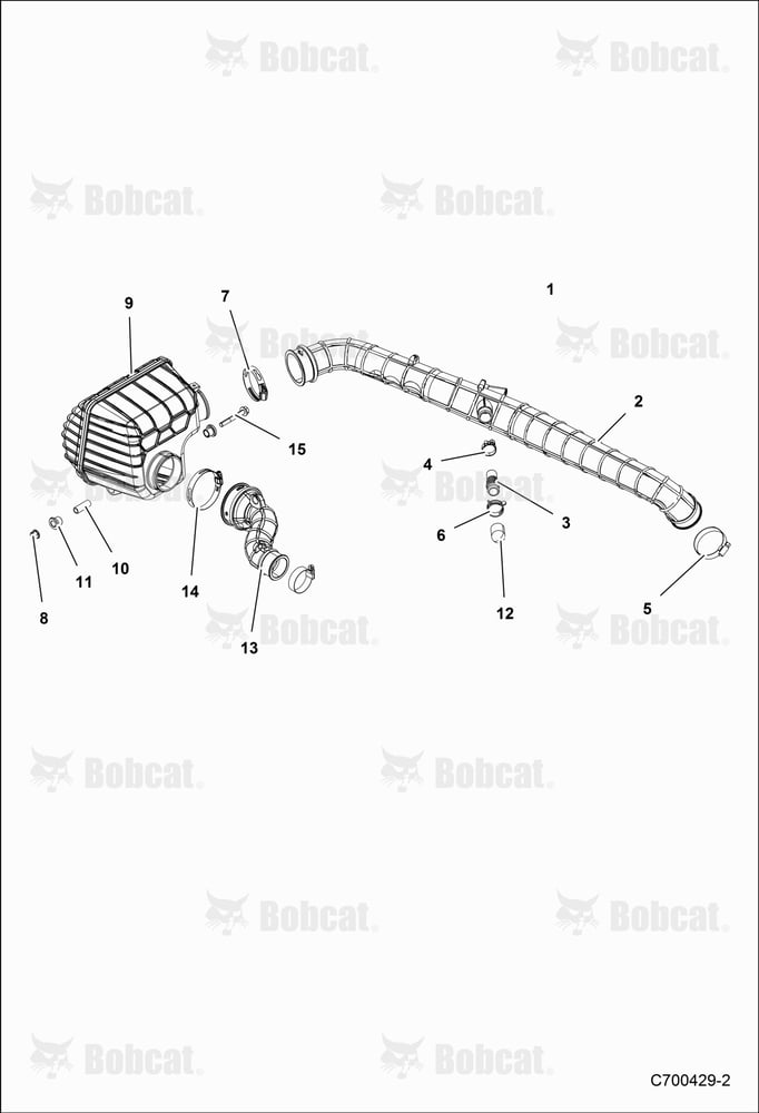 ENGINE, Air INTAKE, Rear