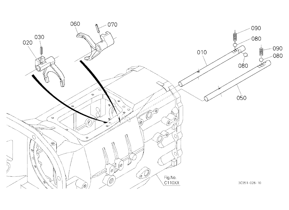 Main Gear Shift Fork