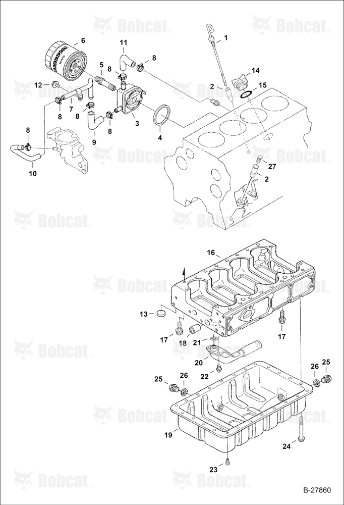 Oil Pan & Cooler (Kubota)