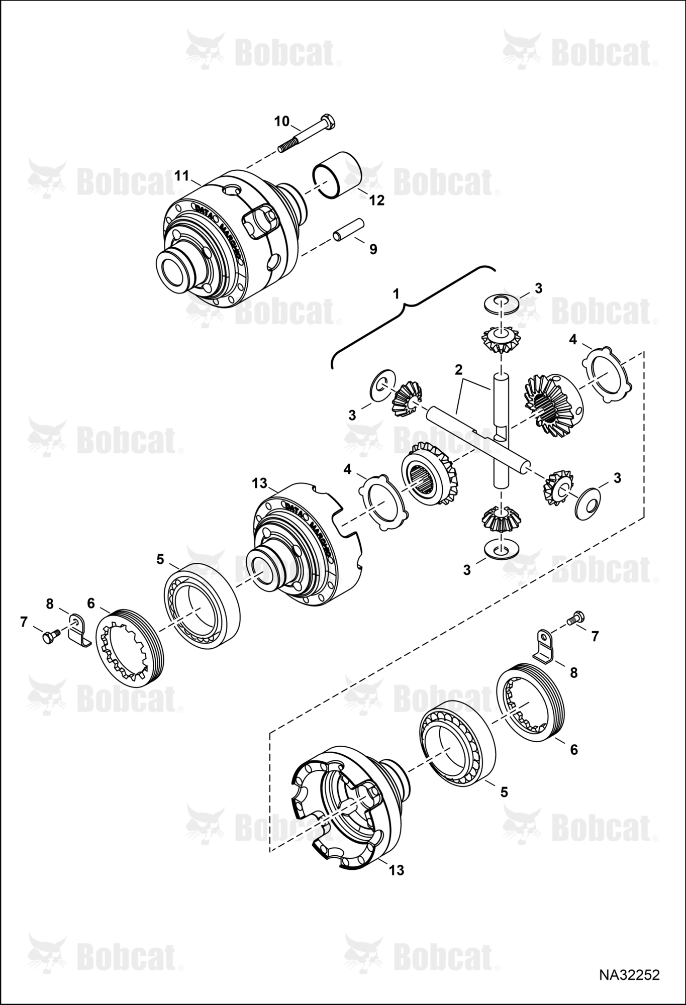 Rear Axle (Differential)  B66G11315 & Above
