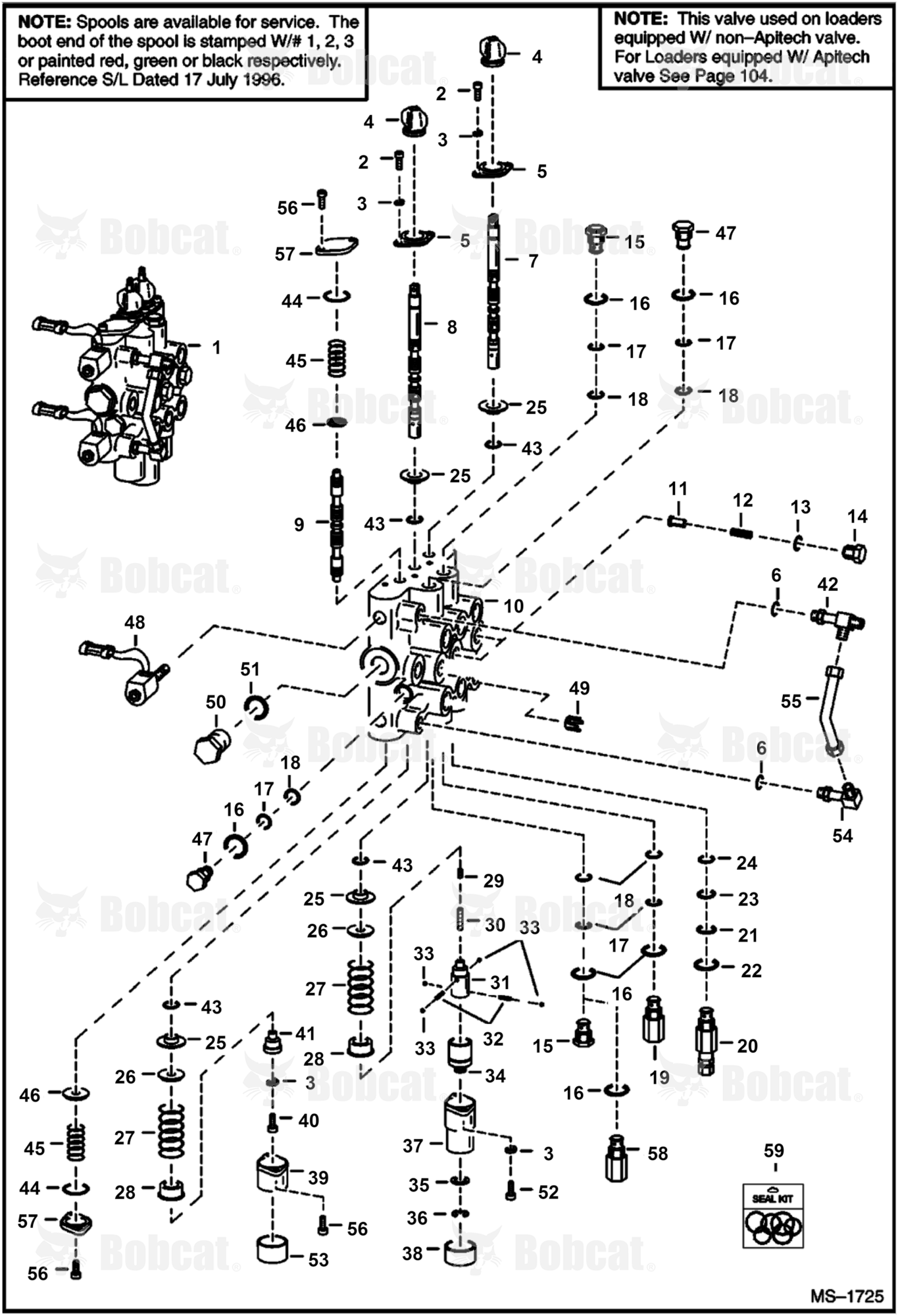 High Horsepower Hydraulics (Control Valve)  512811001 & Above
