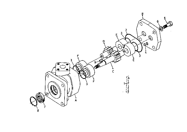 Hydraulic Pump [Component Parts]