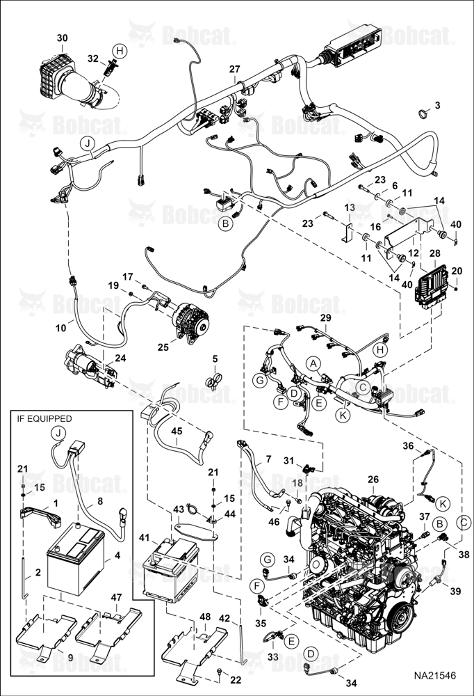 Engine Electrical Circuitry (Engine Sensors, Battery, ALT & Starter) B3GY11001 - B3GY11278