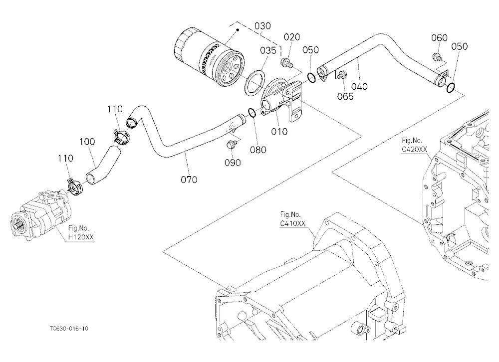 Hydraulic Oil Line (Inlet)