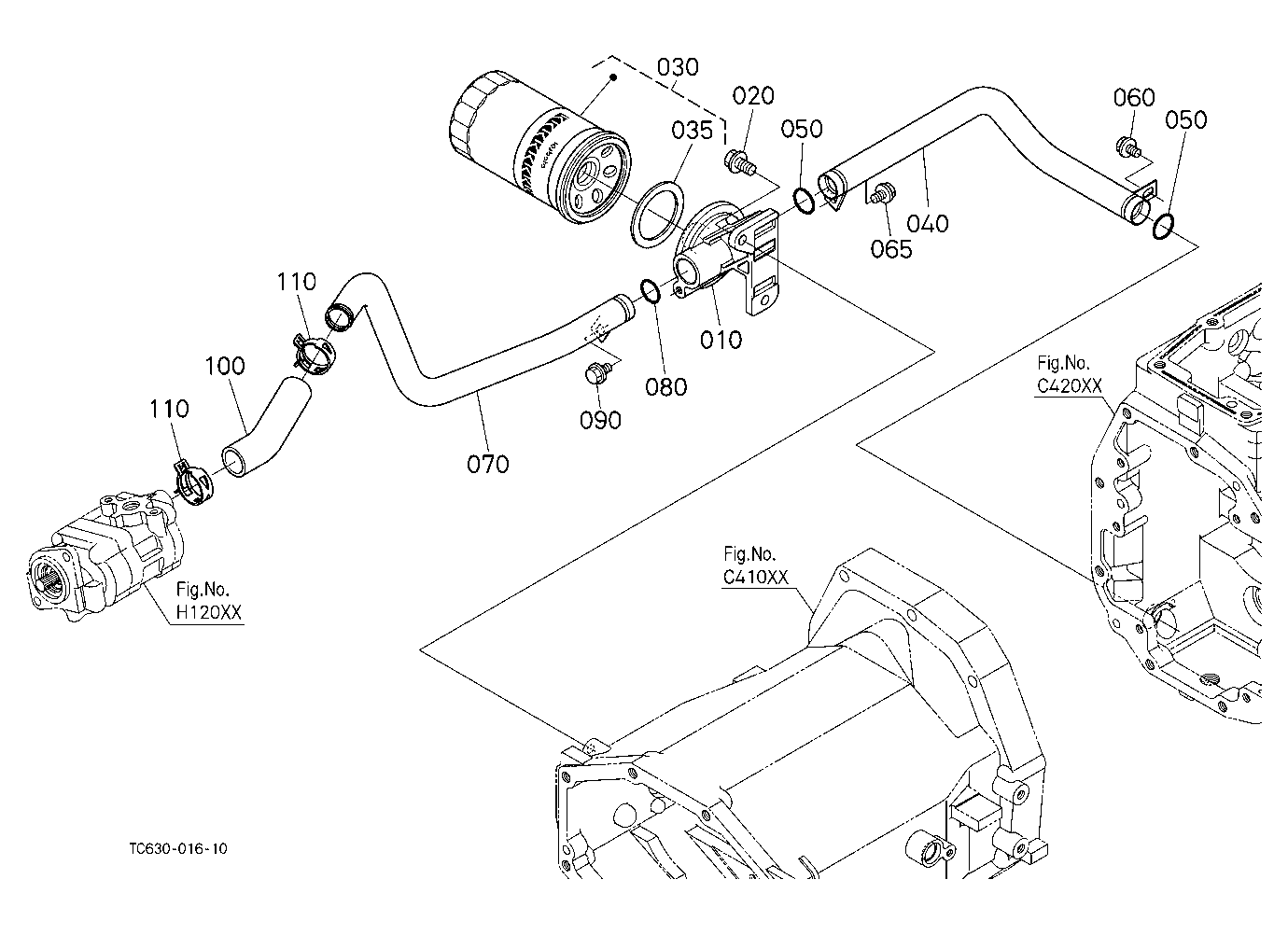 Hydraulic Oil Line (Inlet)