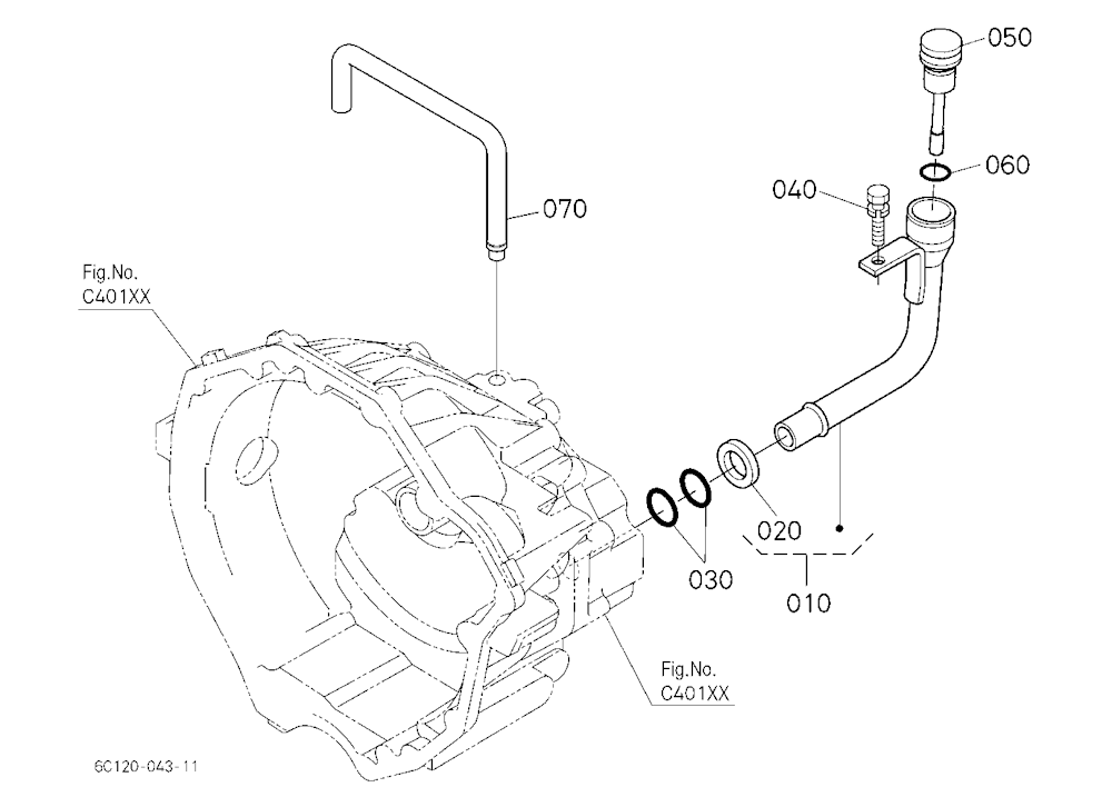 Clutch Dipstick And Guide