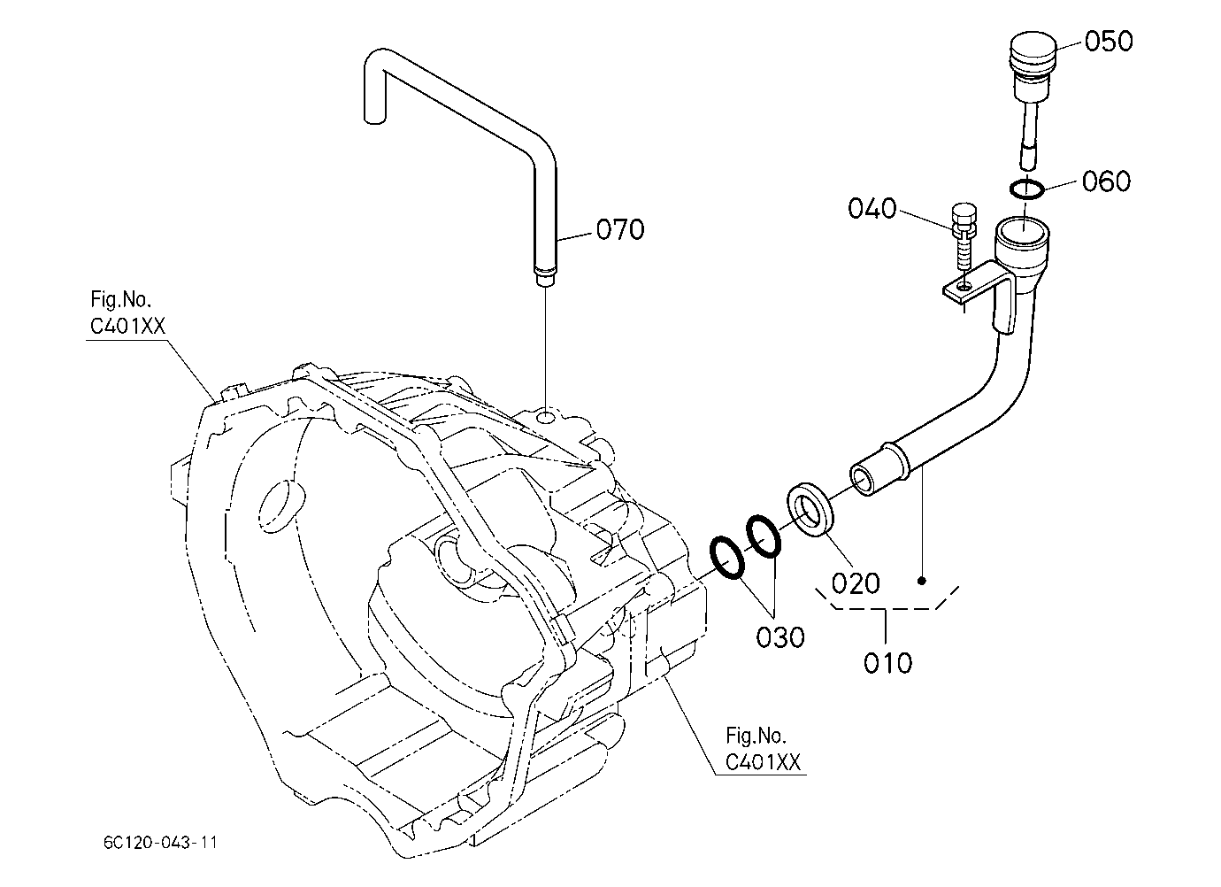 Clutch Dipstick And Guide