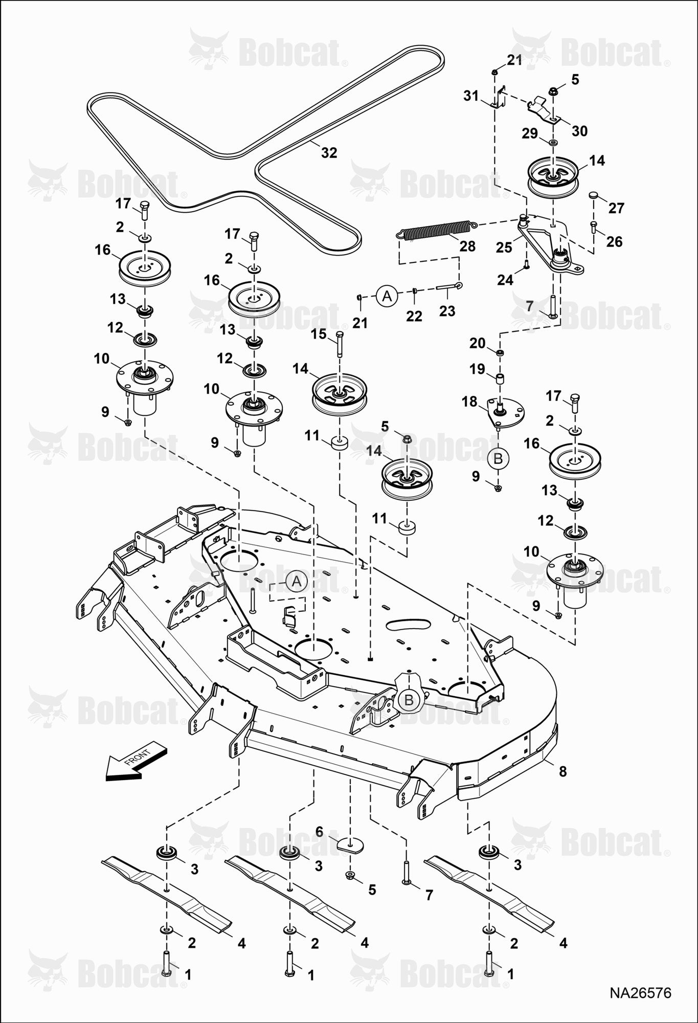 BELTS, Pulleys & Blades