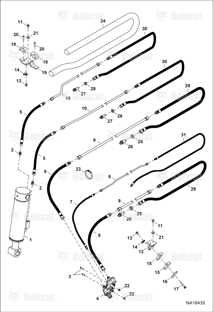 Hydraulic Circuitry (Inner Boom)