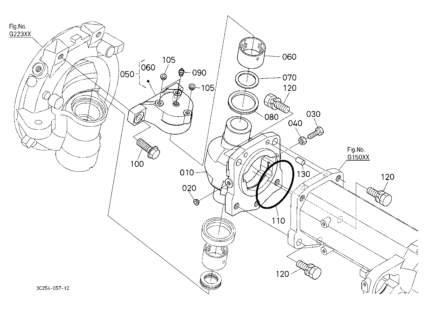 Bevel Gear Case Rh