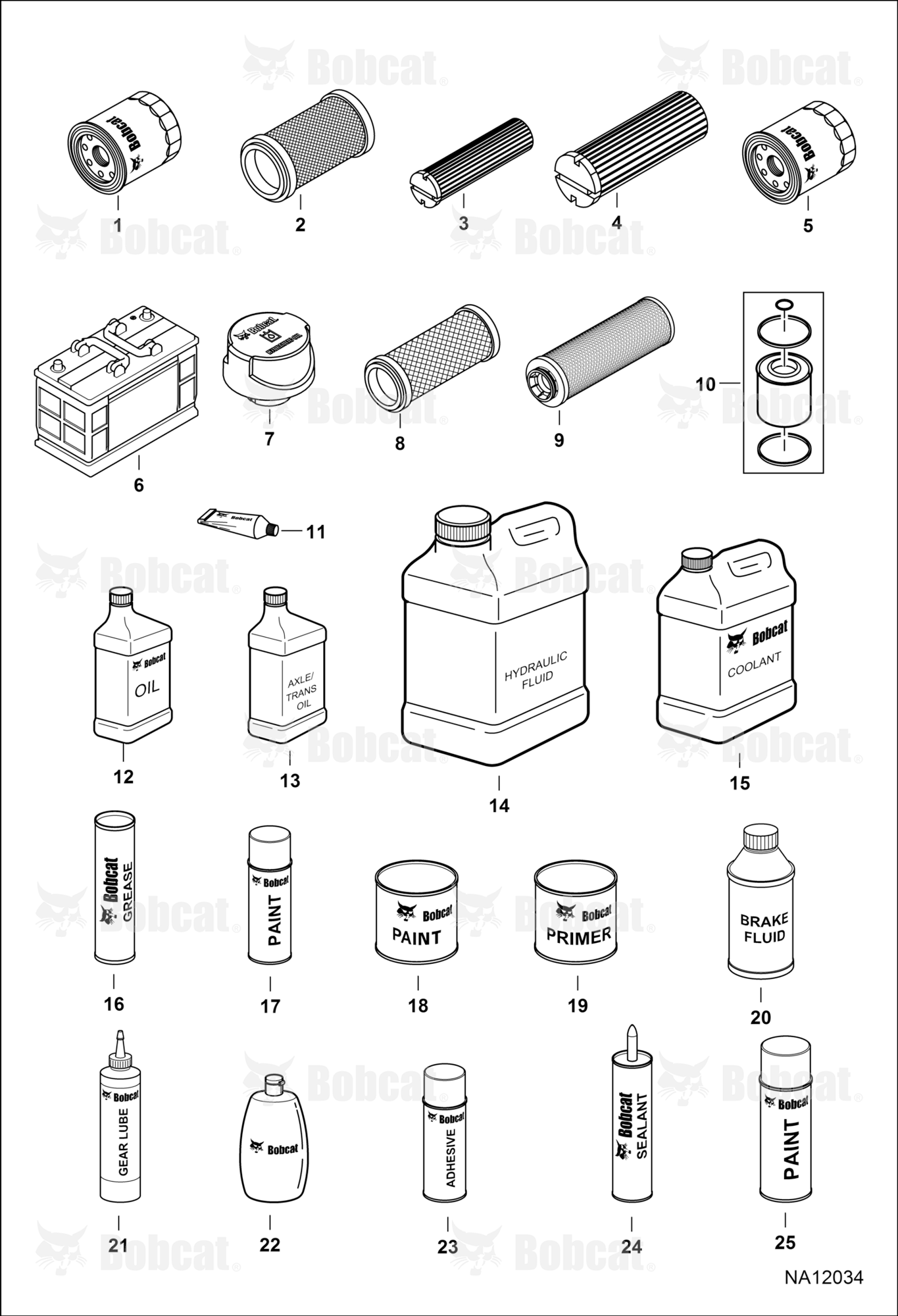 Maintenance Items (Service Parts)