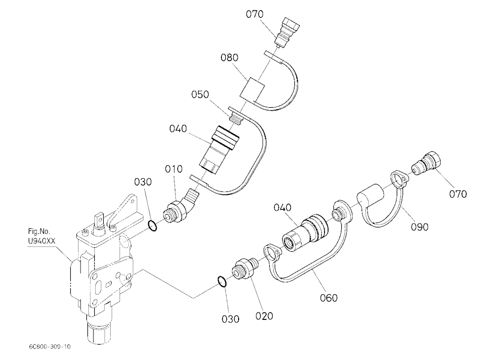 Auxiliary Control Valve Coupler (1St) (W/G No.B165