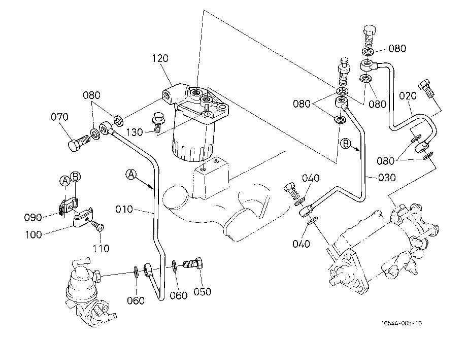 Fuel Filter And Fuel Pipe