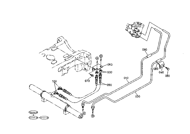 Power Steering Oil Pipe W/O Cab