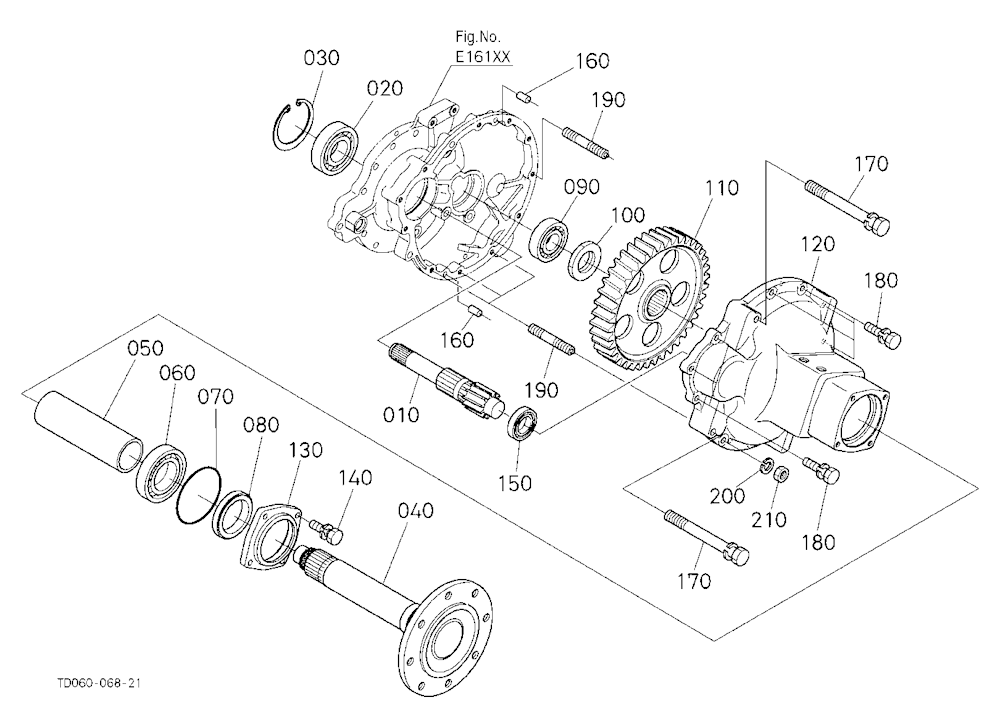 Rear Axle Lh