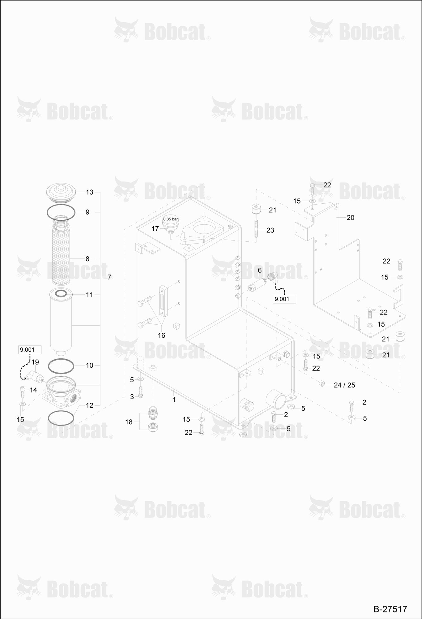 Hydraulic Oil Tank  120000A97 - 120000A0390