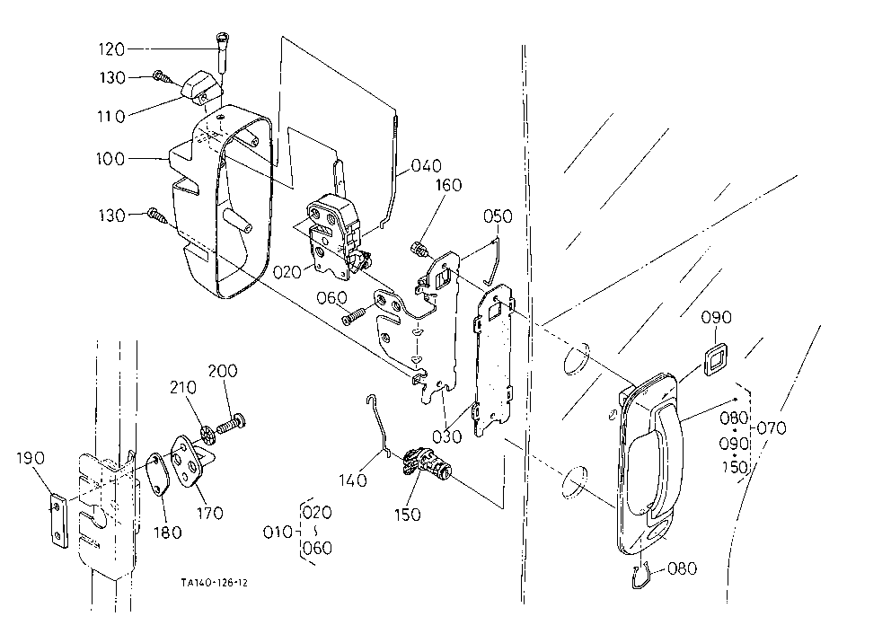Door Lock Lh [Cab Type]