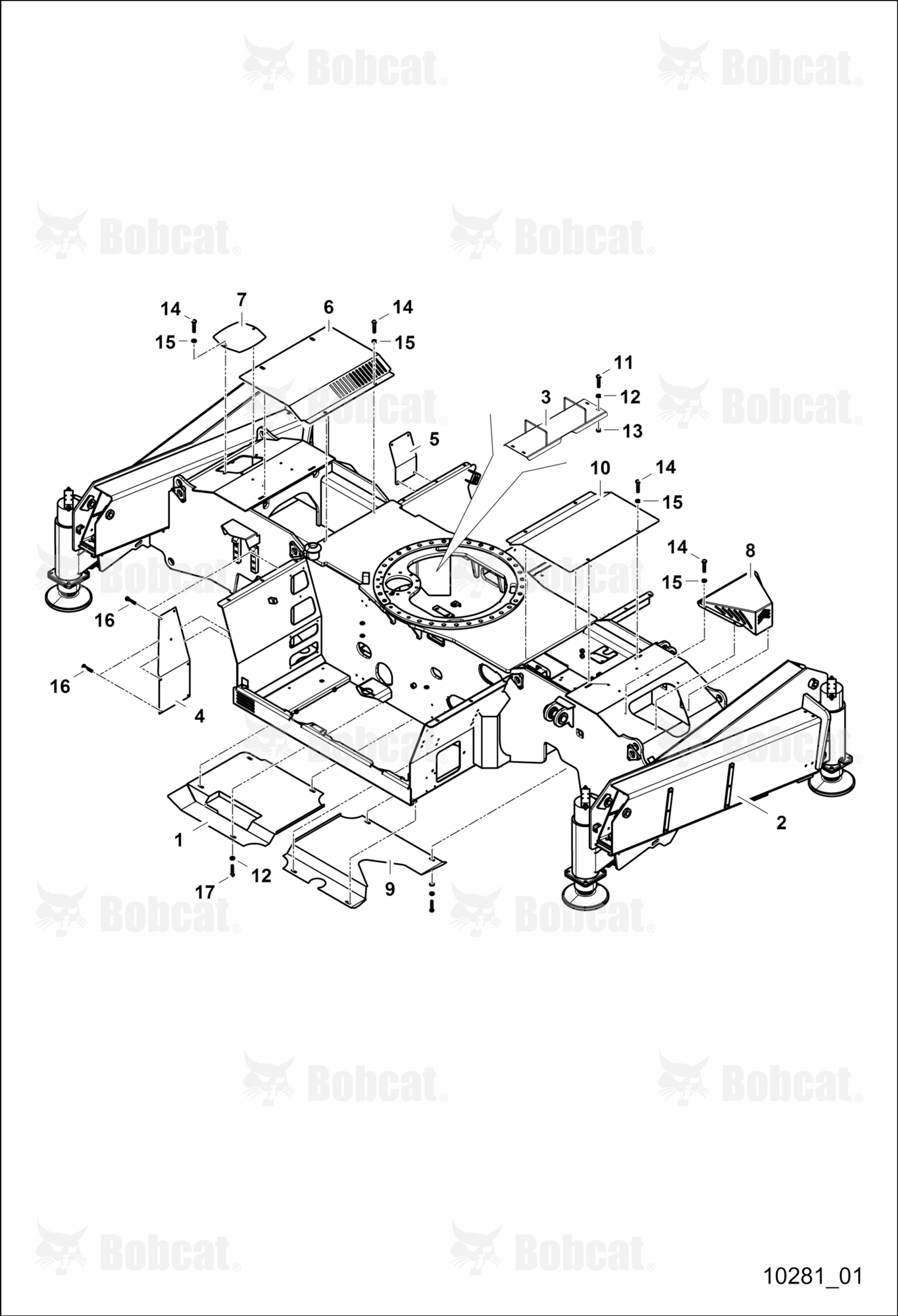 Chassis With Guard and Supports - 2