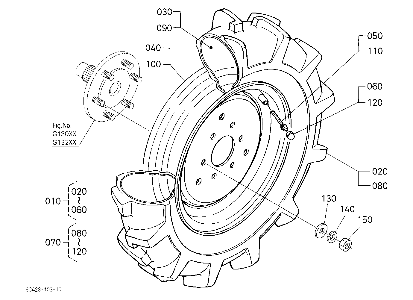Front Wheel (6-12B)