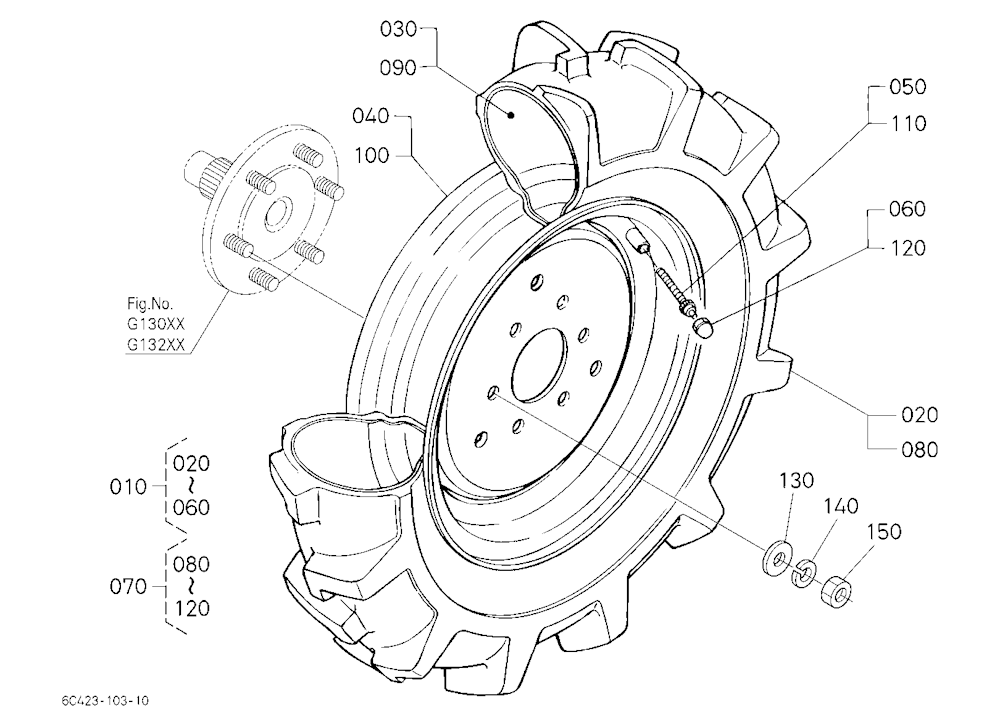 Front Wheel (6-12B)