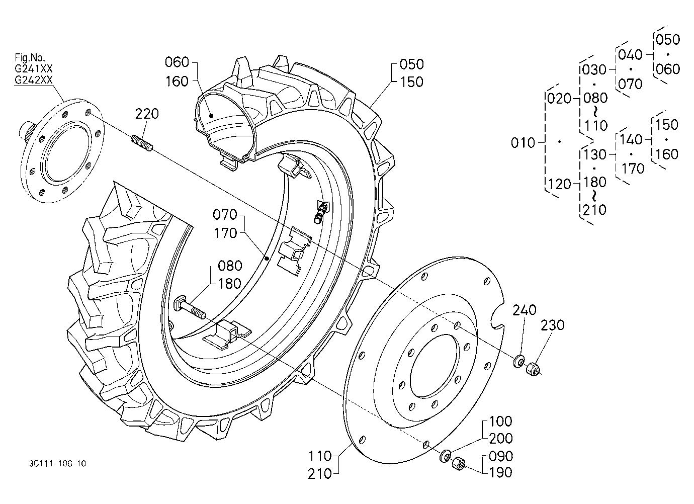 Front Wheel (9.5-22) [New]
