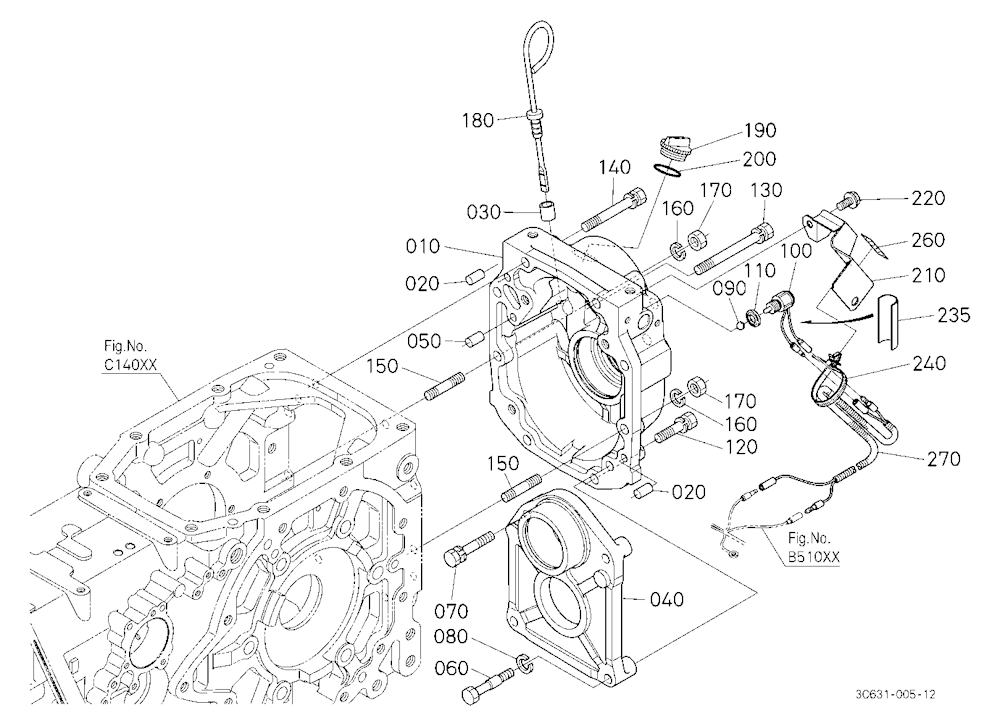 Pto (540/540E) Conversion Kit (Gear Case) (W/G No.