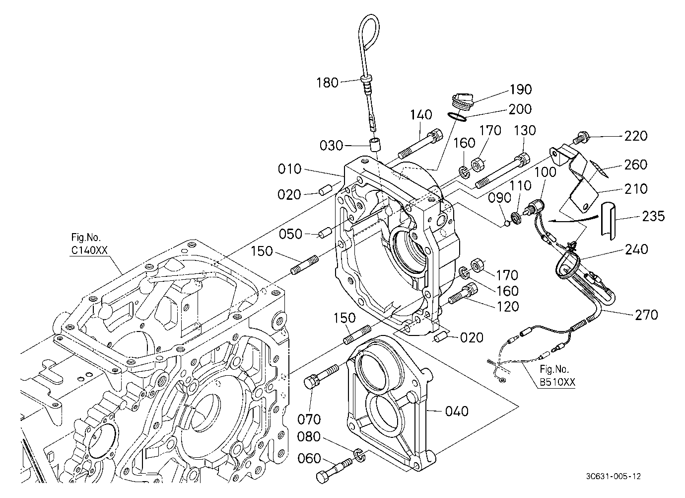 Pto (540/540E) Conversion Kit (Gear Case) (W/G No.