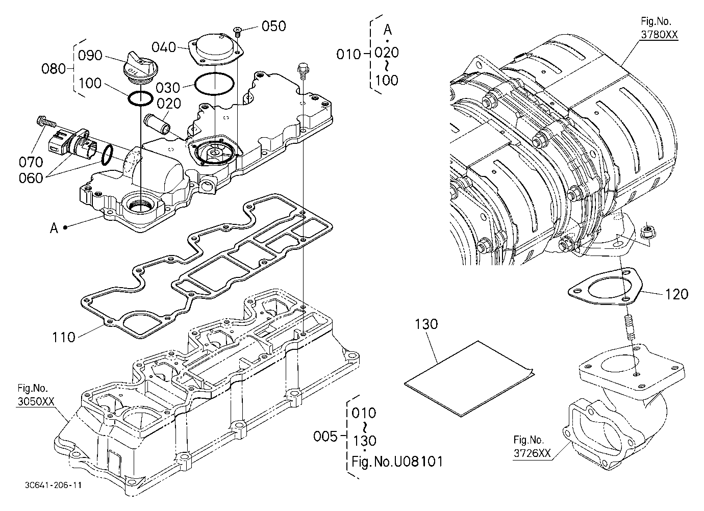 Insulation Kit 1 (Head Cover) [Ca] [Option]