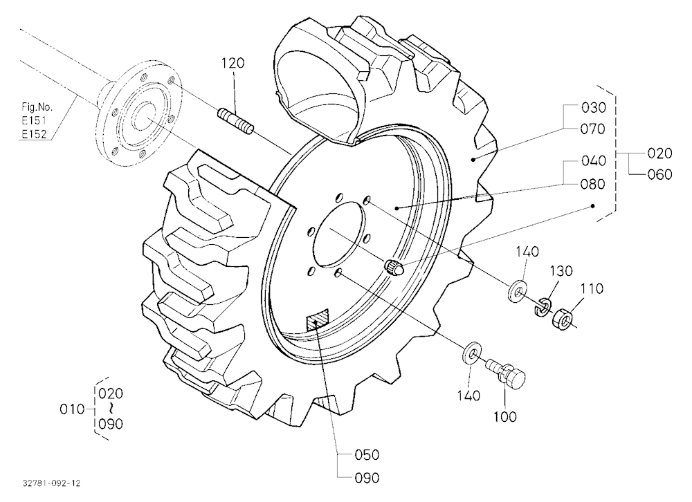 Rear Wheel (15-19.5)