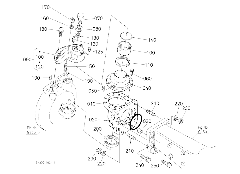 Bevel Gear Case Rh