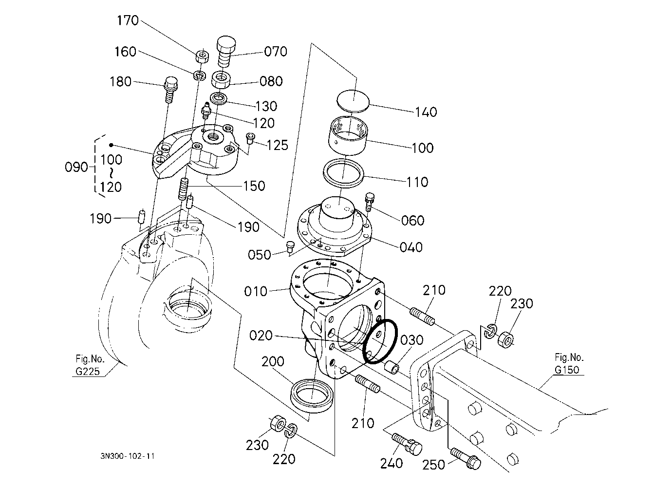 Bevel Gear Case Rh