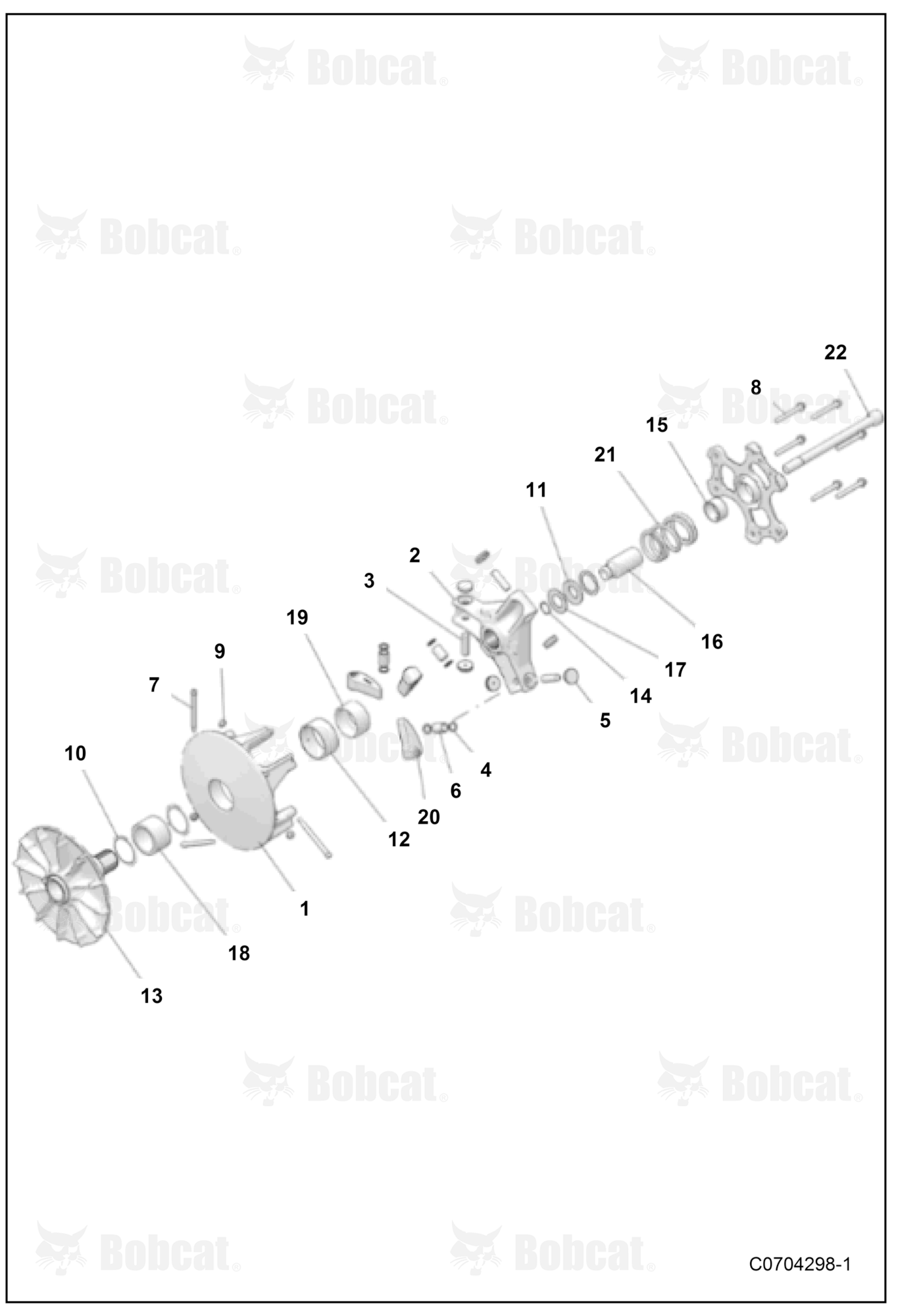 Drive TRAIN, CLUTCH, Primary